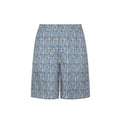 Fendi Blue Silk Bermuda Shorts