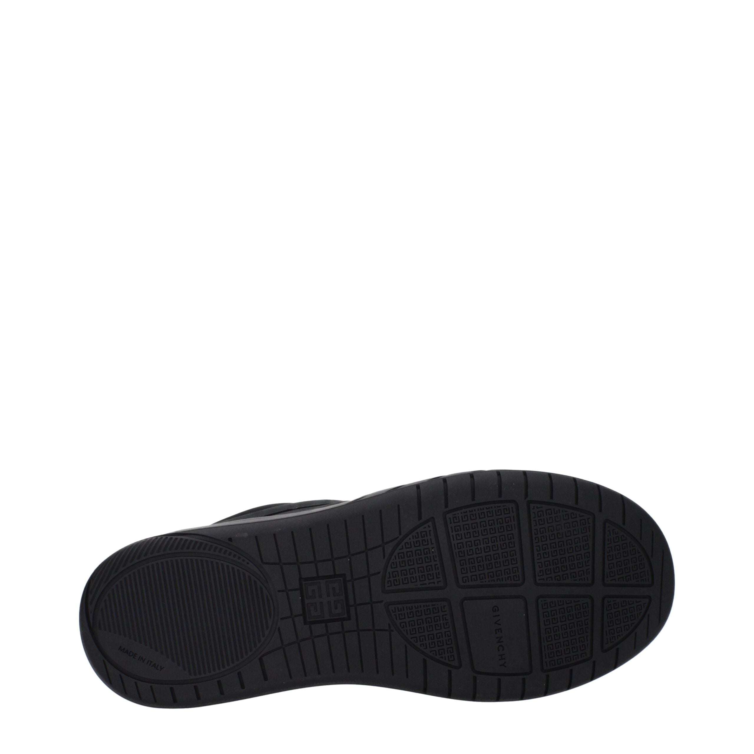 Givenchy Black Fabric Low Top Sneakers