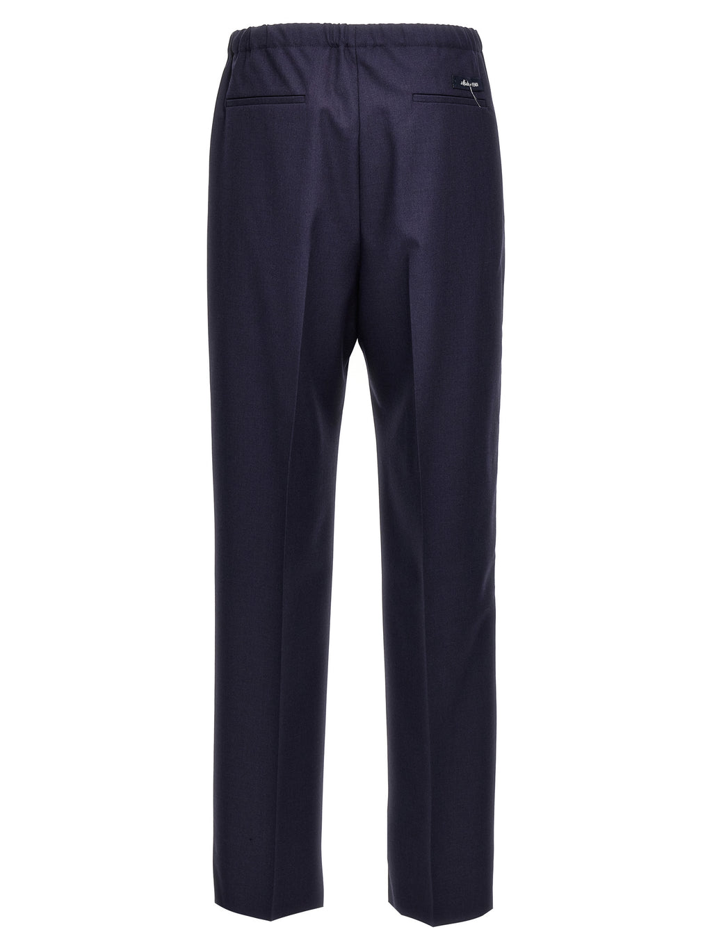 Fendi Blue Virgin Wool Pants