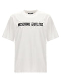 Moschino Bicolor Cotton T-Shirt