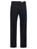 Alexander McQueen Blue Cotton Casual Pants