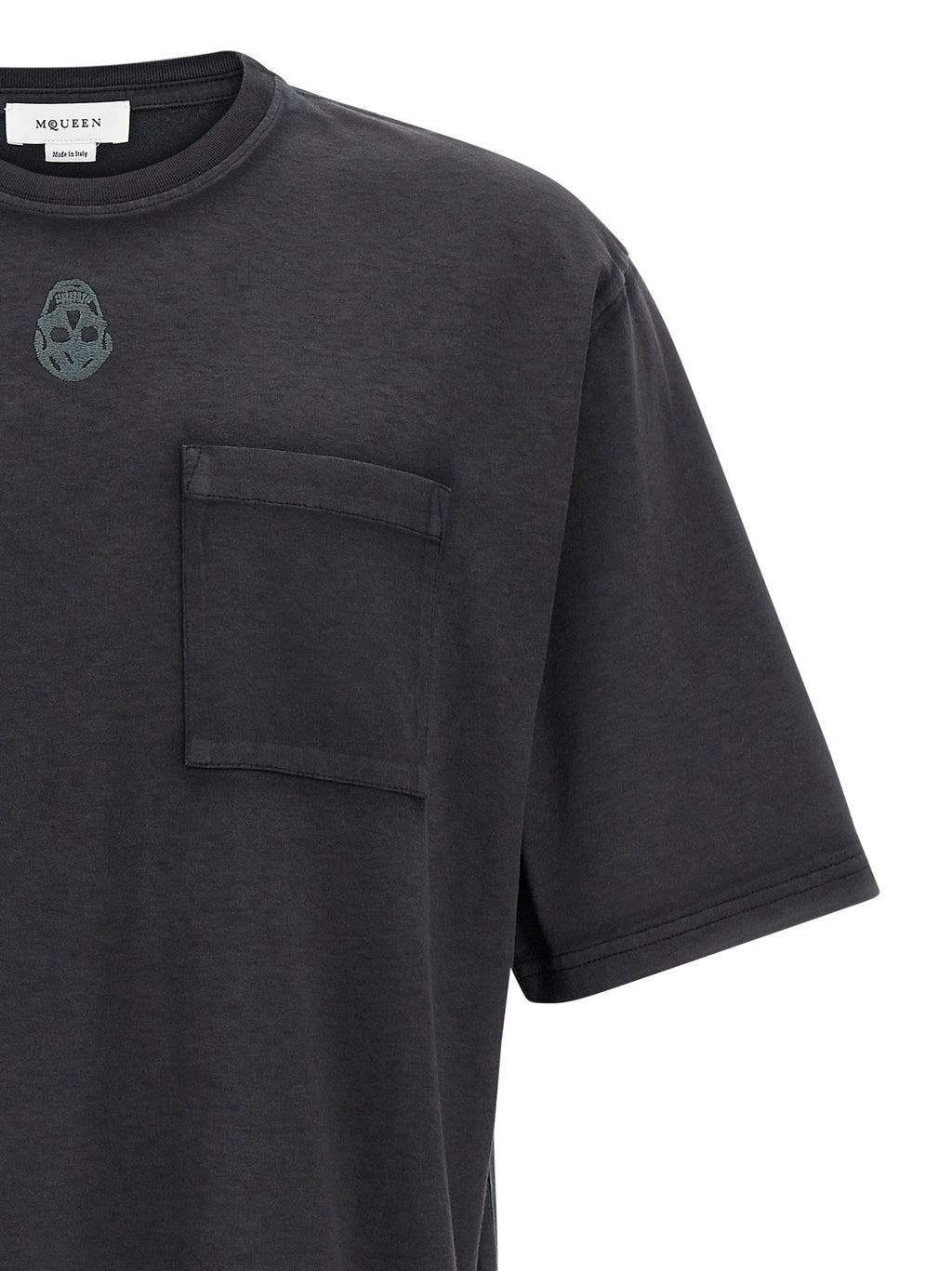 Alexander McQueen Black Cotton T-Shirt