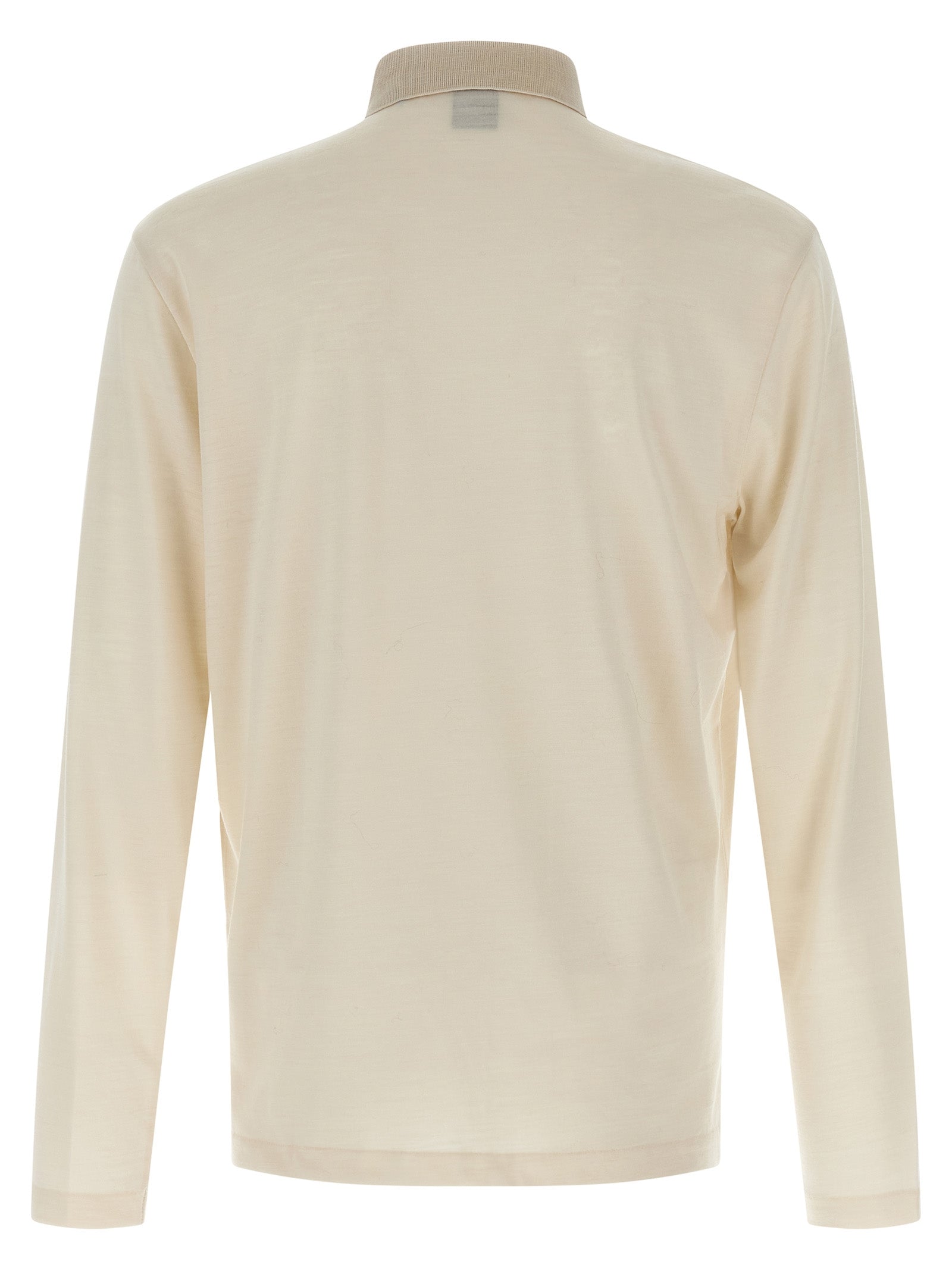 Hugo Boss Beige Wool Polo Shirt
