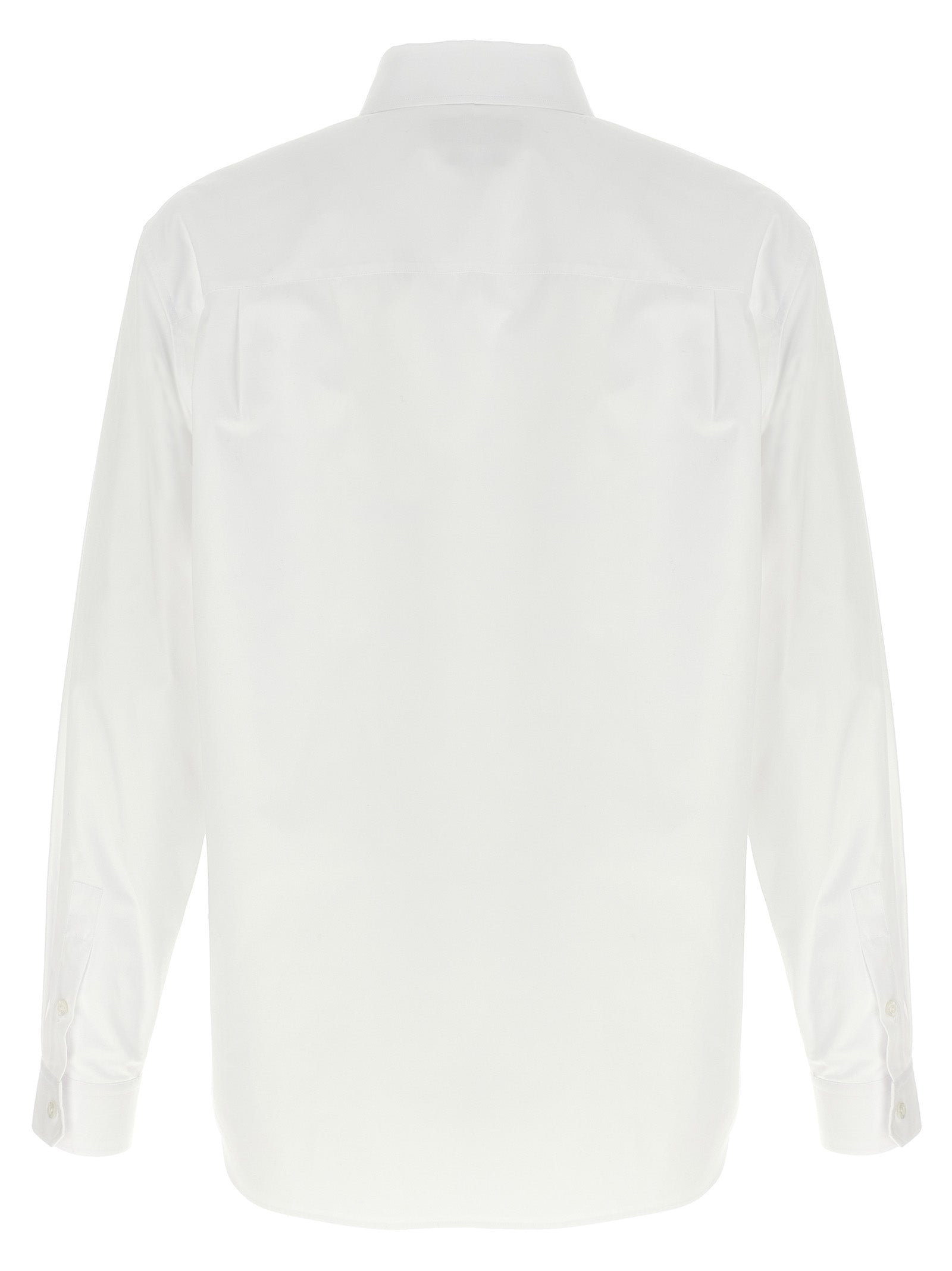 Gucci White Cotton Blouse