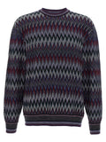 Missoni Blue Wool Cardigan