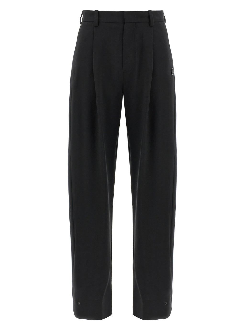 MONCLER GENIUS Black Polyester Dress Pants