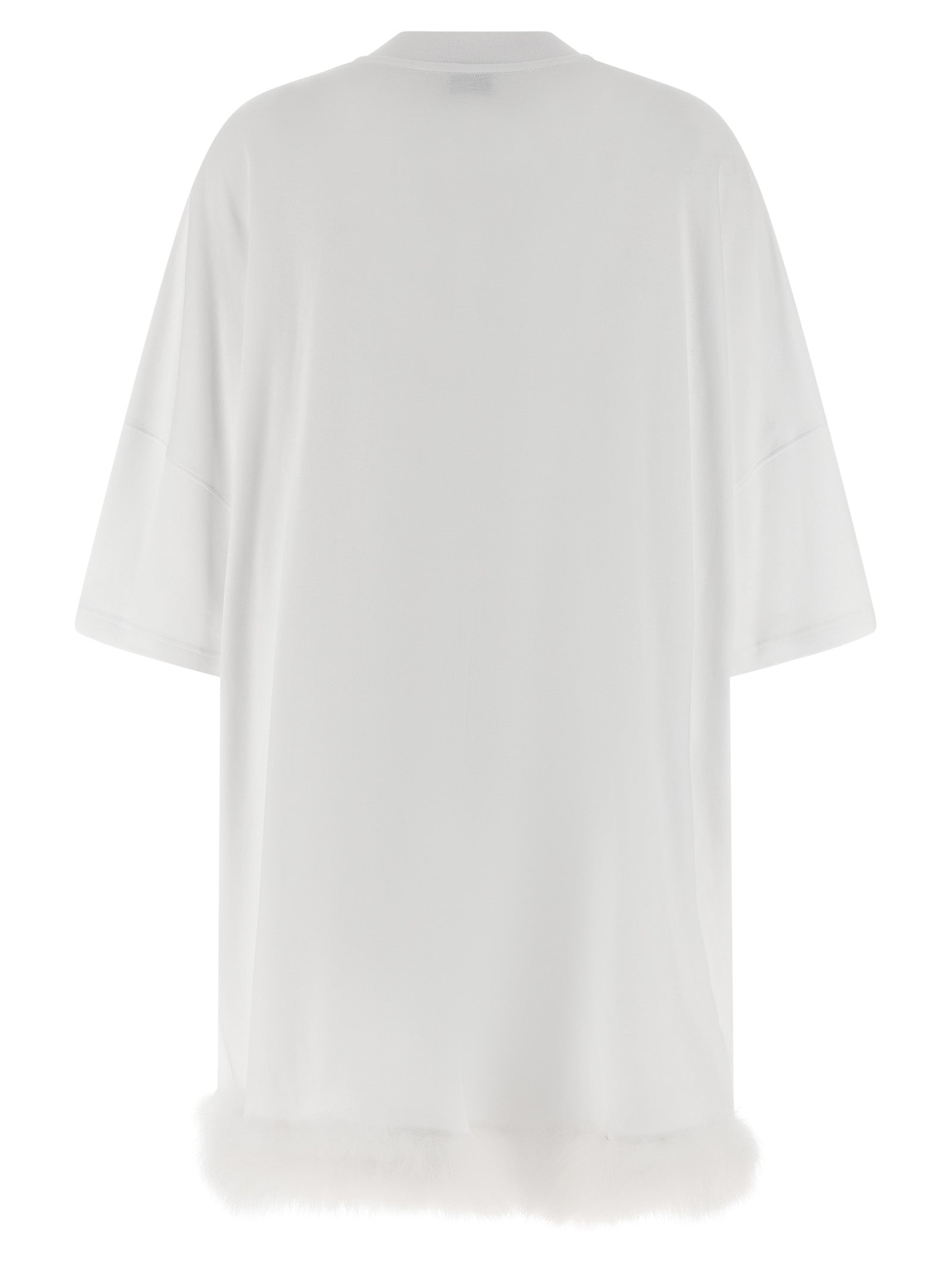 Moschino White Cotton Short Dress