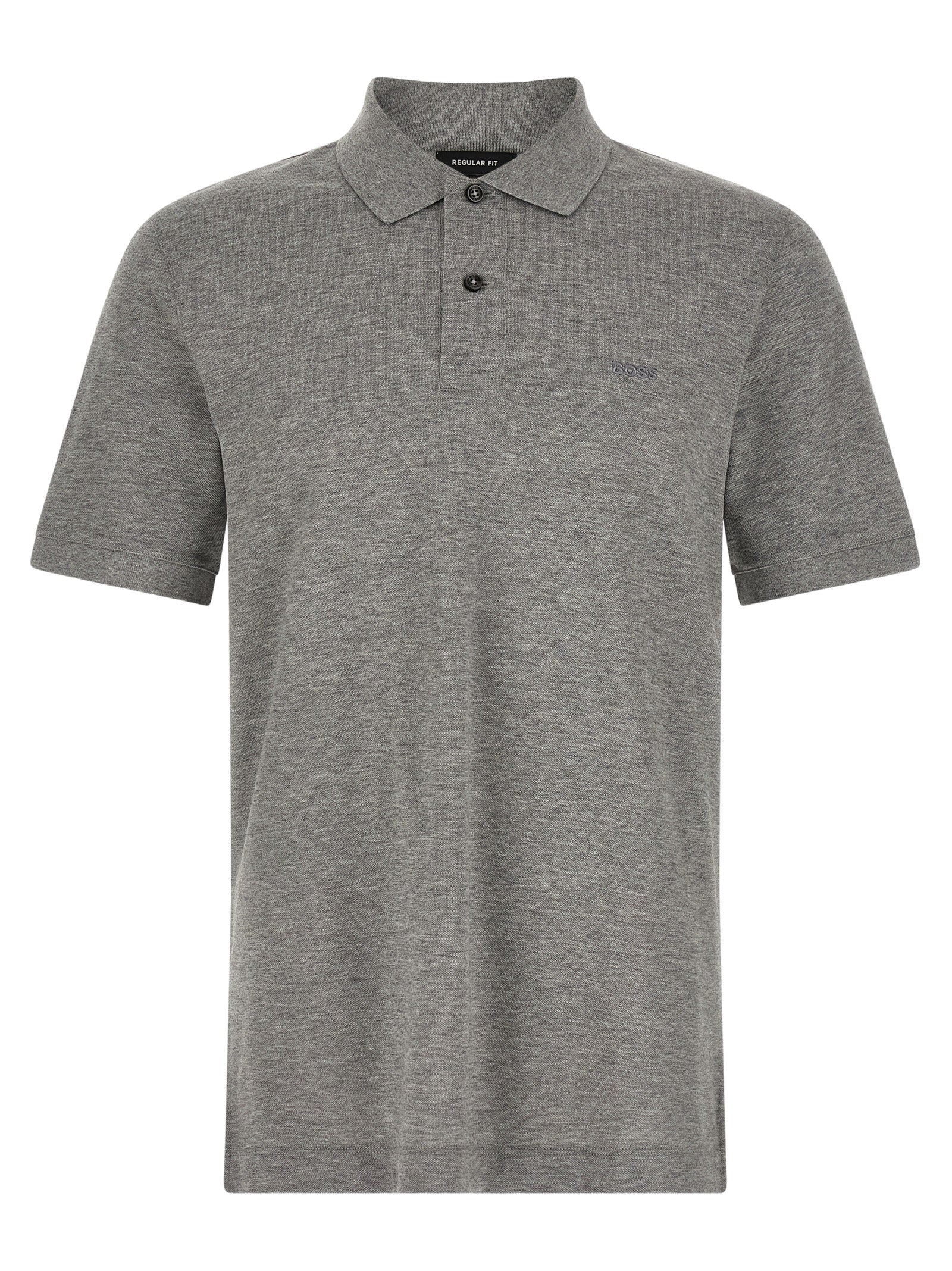 Hugo Boss Gray Cotton Polo Shirt