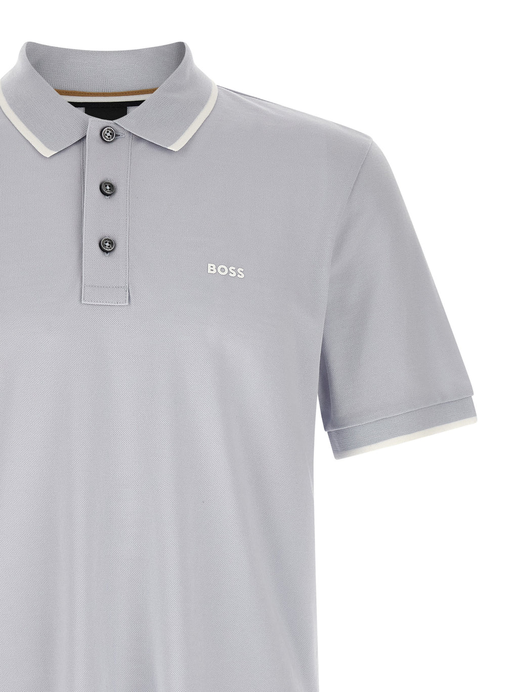 Hugo Boss Blue Cotton Polo Shirt