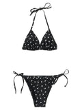 Moschino Bicolor Polyester Bikini