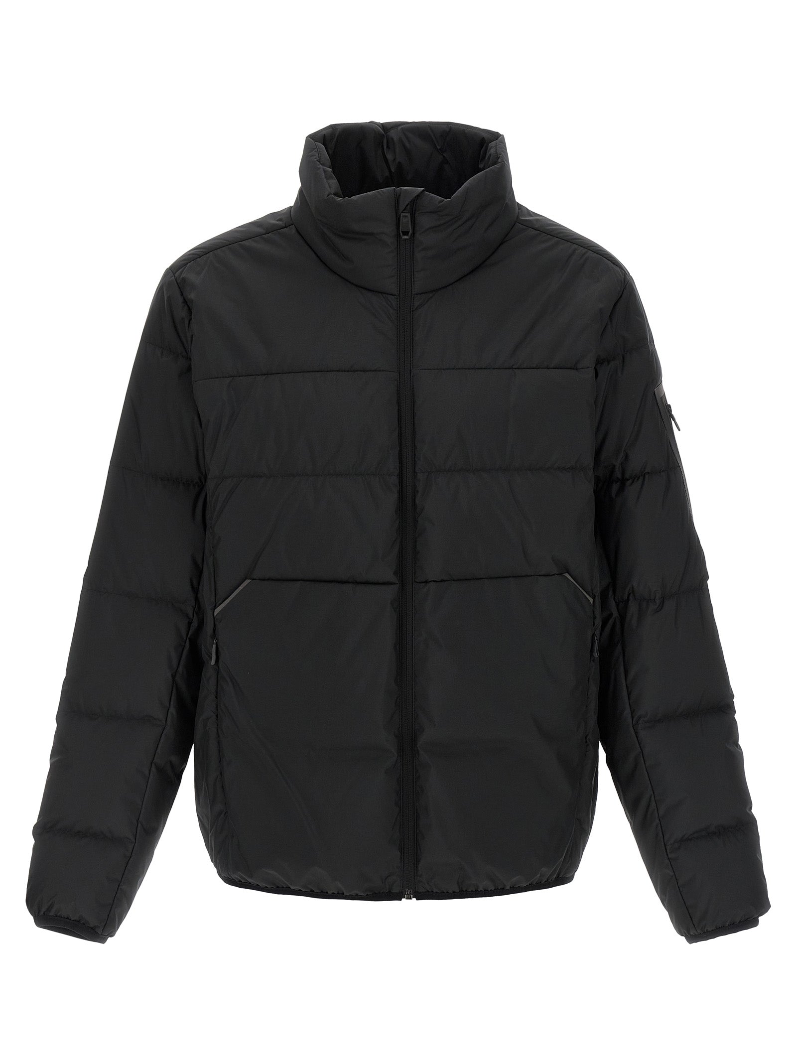 Hugo Boss Black Polyester Full-Length Jacket