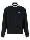 Hugo Boss Blue Cotton Sweatshirt