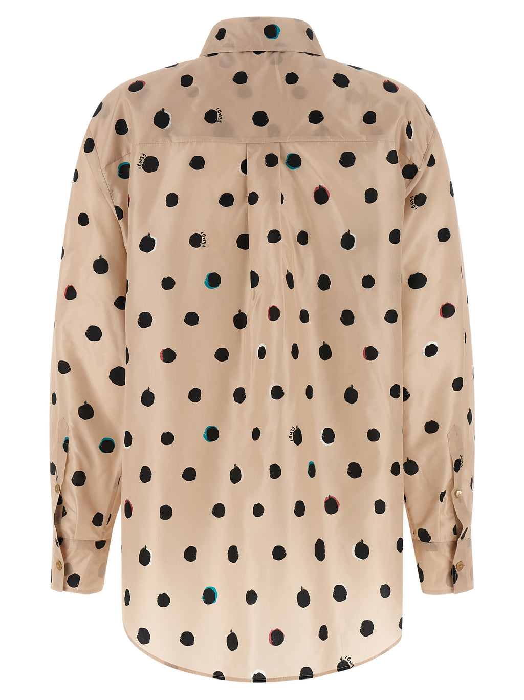 Fendi Multicolor Silk Blouse