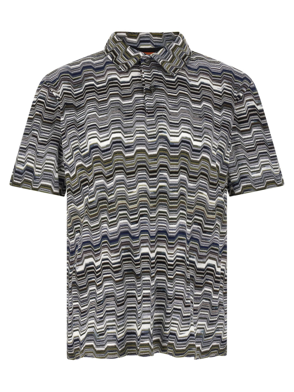 Missoni Bicolor Cotton Polo Shirt