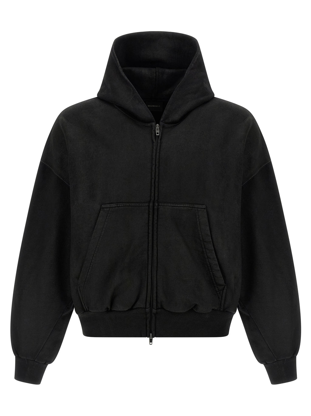 Balenciaga Black Cotton Sweatshirt