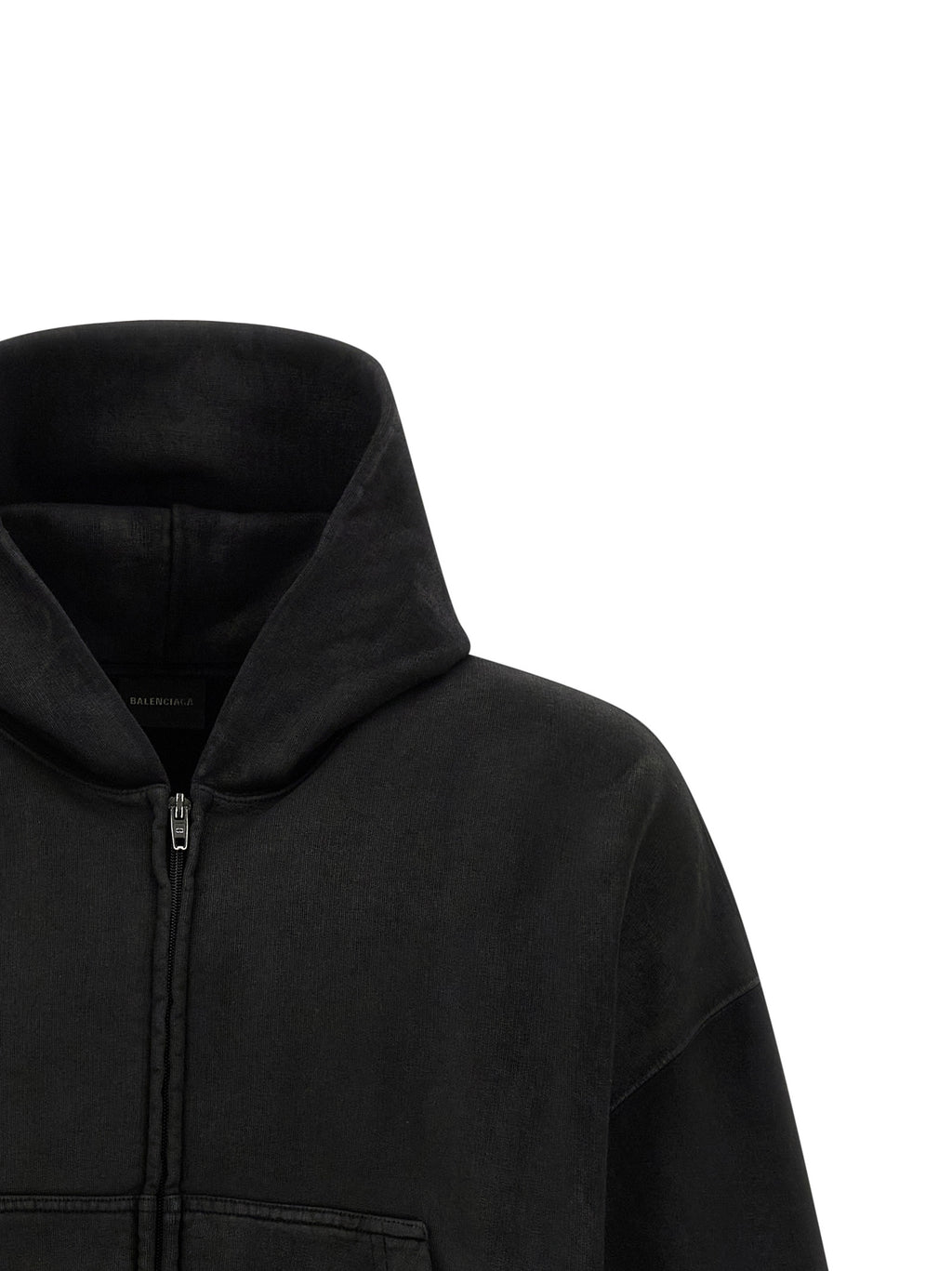 Balenciaga Black Cotton Sweatshirt