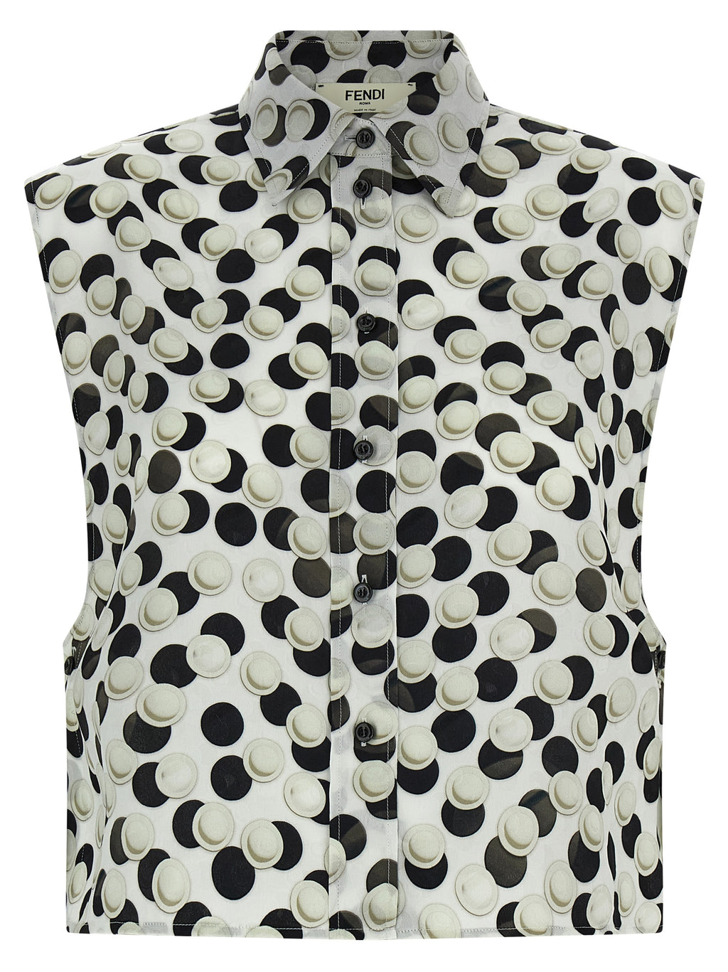 Fendi Multicolor Silk Pattern Shirt