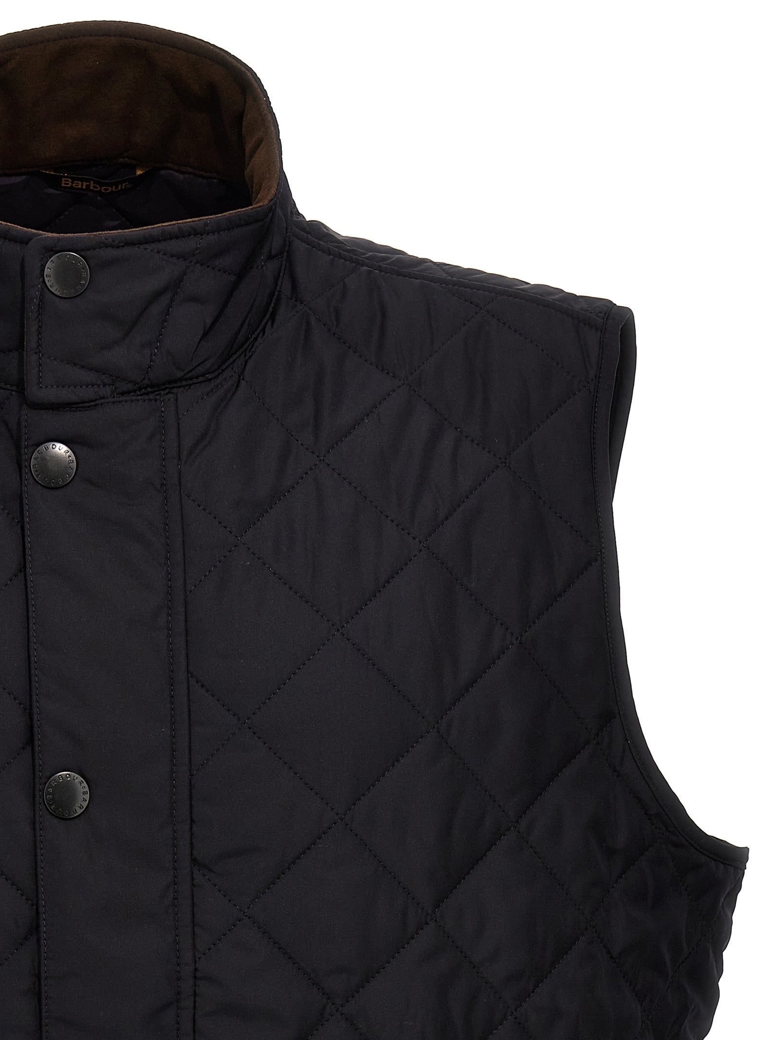 Barbour Blue Polyester Sleeveless Jacket