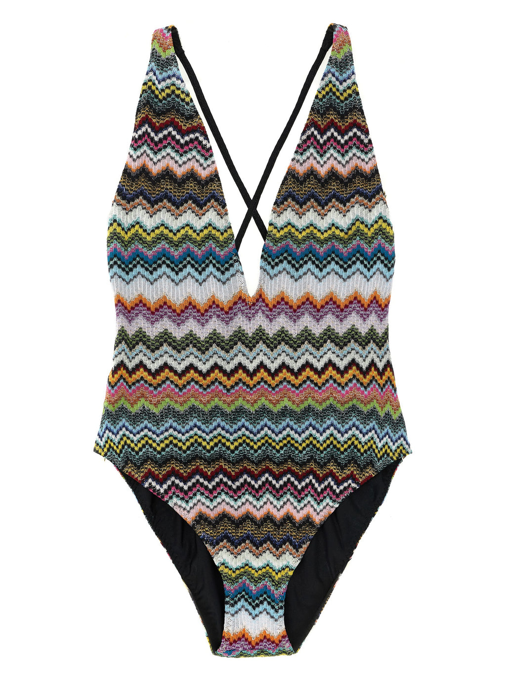 Missoni Multicolor Viscose One-Piece Swimsuit