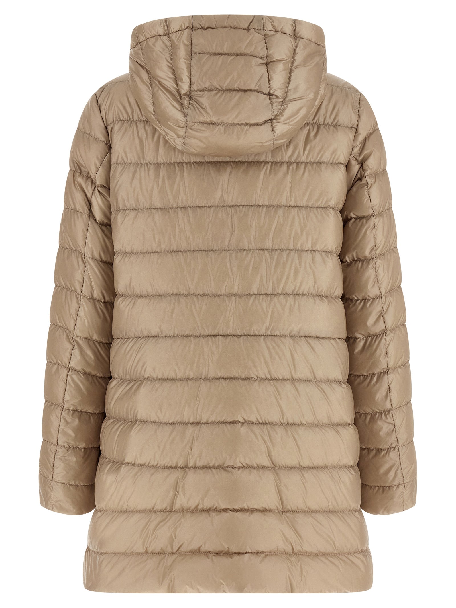 Moncler Beige Polyamide Full-Length Jacket