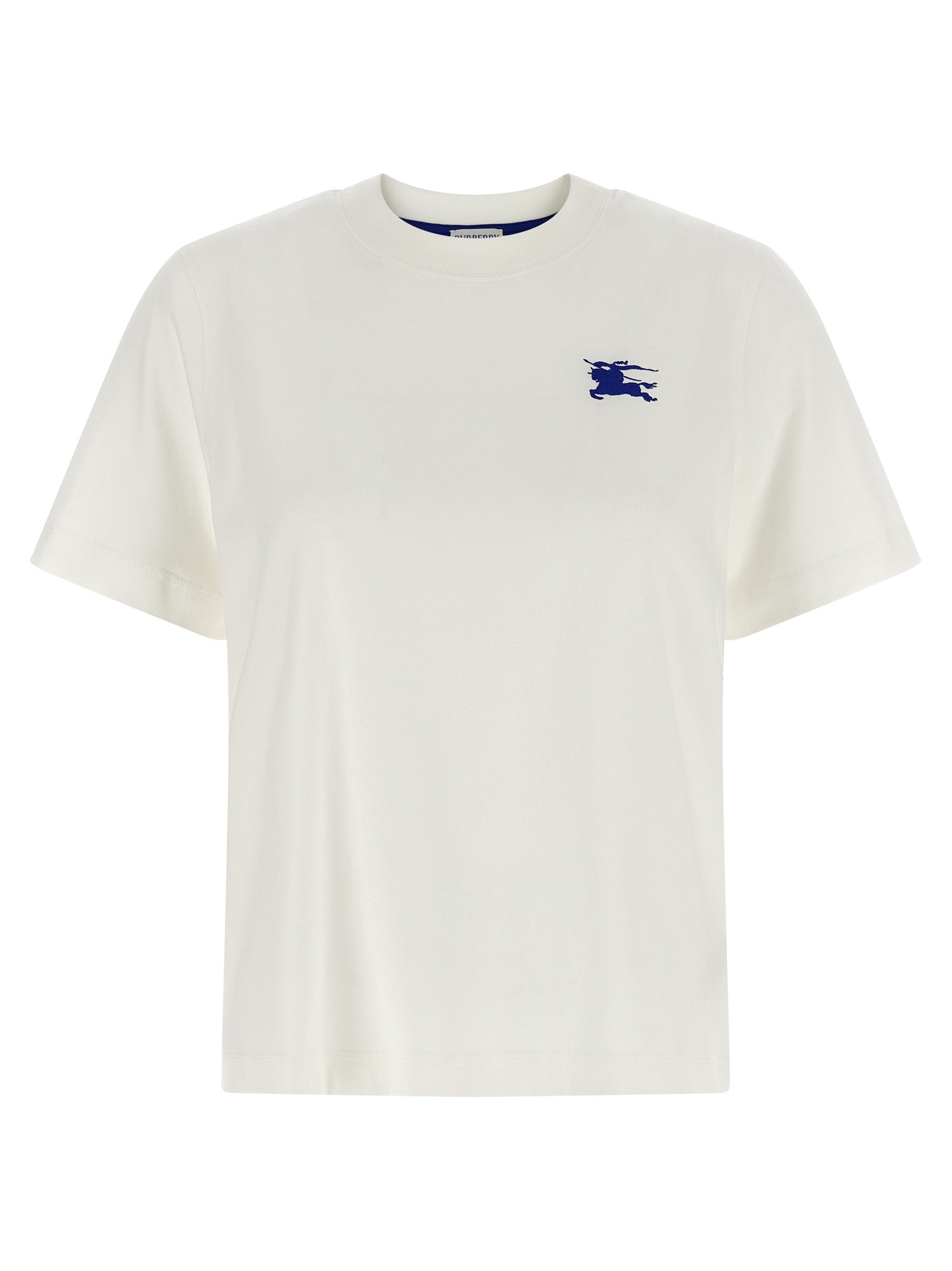 Burberry White Cotton T-Shirt