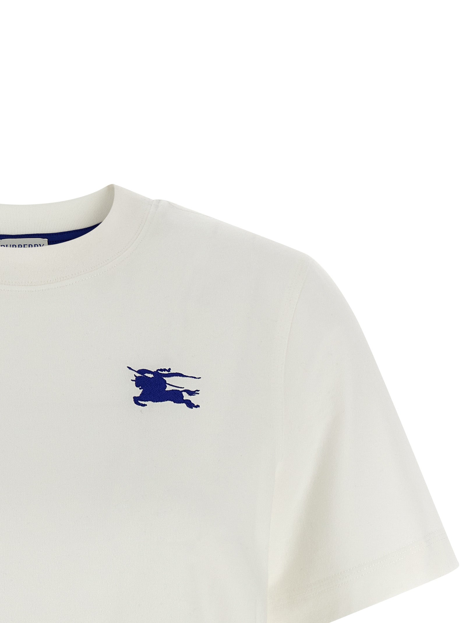 Burberry White Cotton T-Shirt