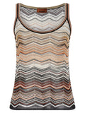Missoni Multicolor Viscose Tank Tops