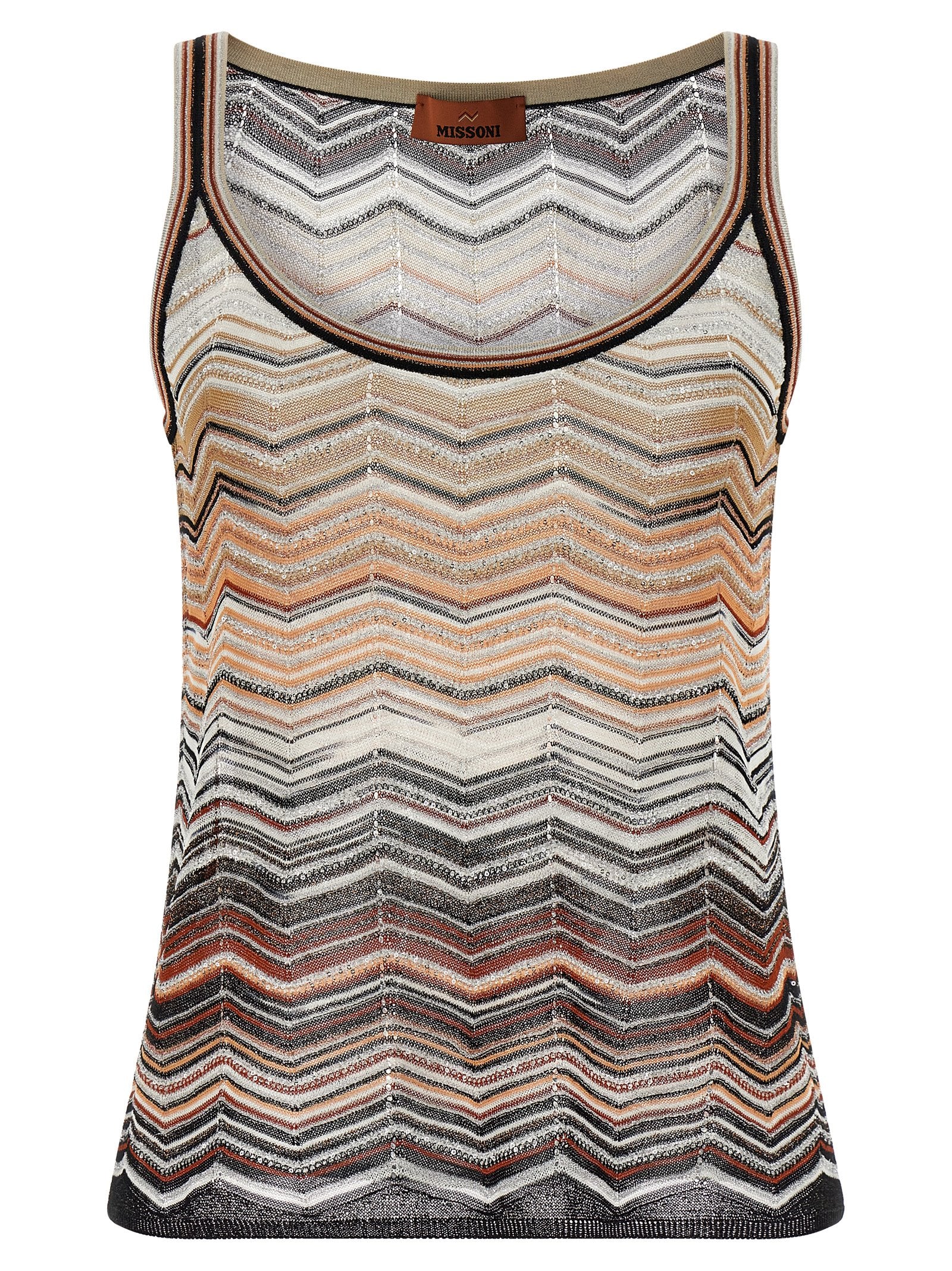 Missoni Multicolor Viscose Tank Tops