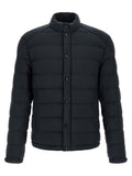 Moncler Blue Polyamide Full-Length Jacket