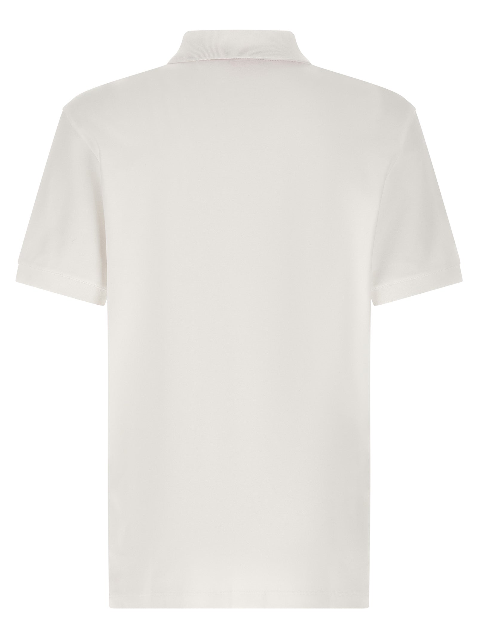 Hugo Boss White Cotton Polo Shirt
