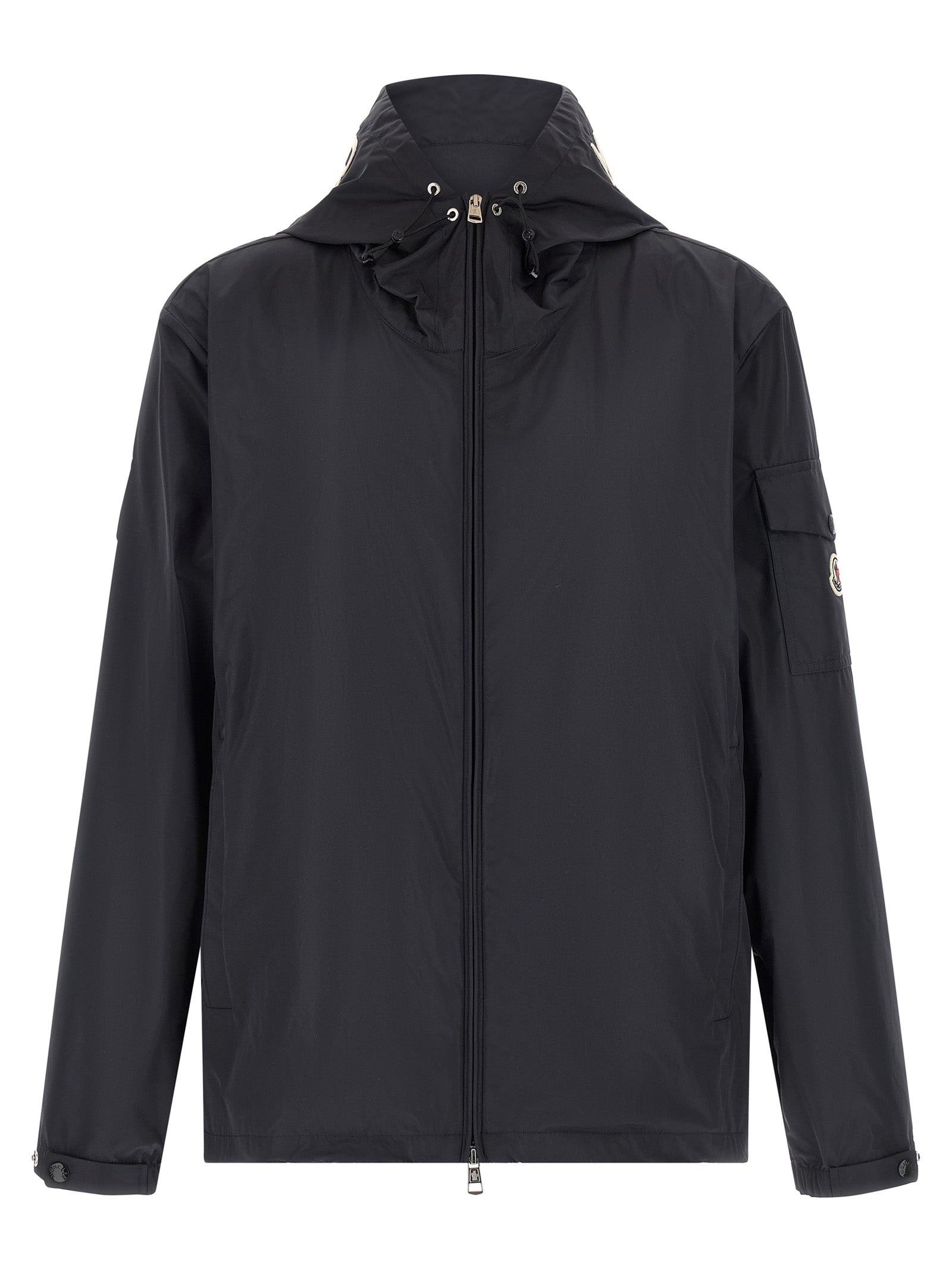 Moncler Blue Polyester Shell Jacket