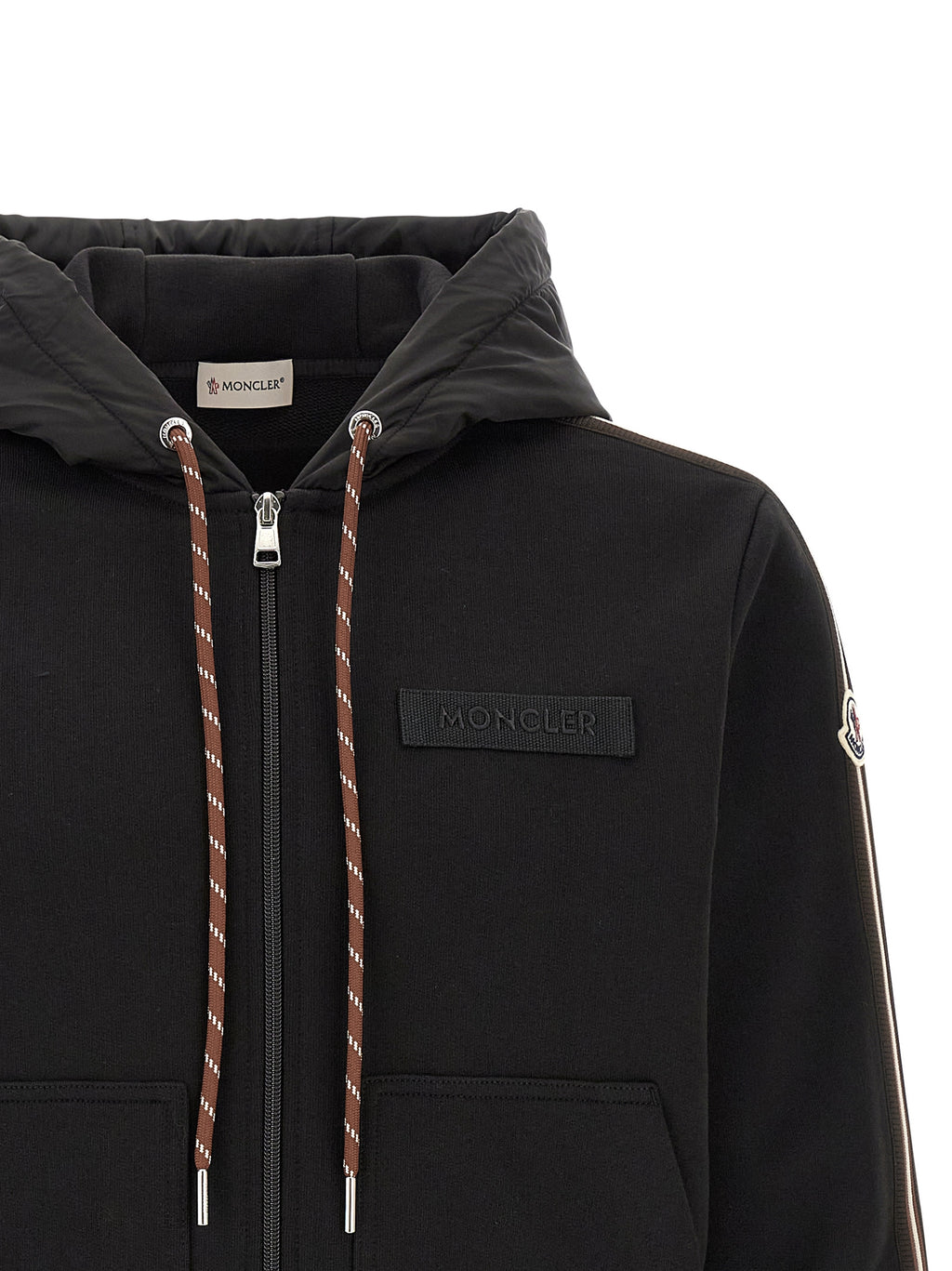 Moncler Black Polyamide Sweatshirt