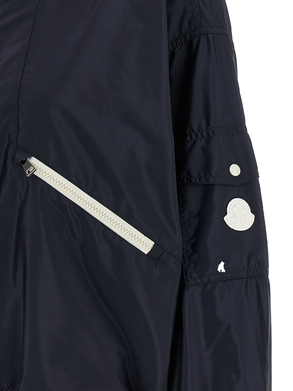 Moncler Blue Polyamide Shell Jacket