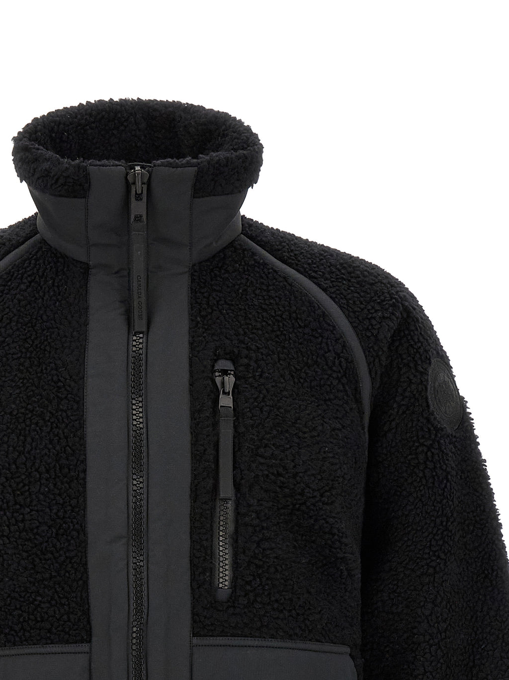 Canada Goose Black Wool Full-Length Jacket