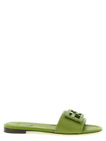 Fendi Bicolor Calfskin Slides