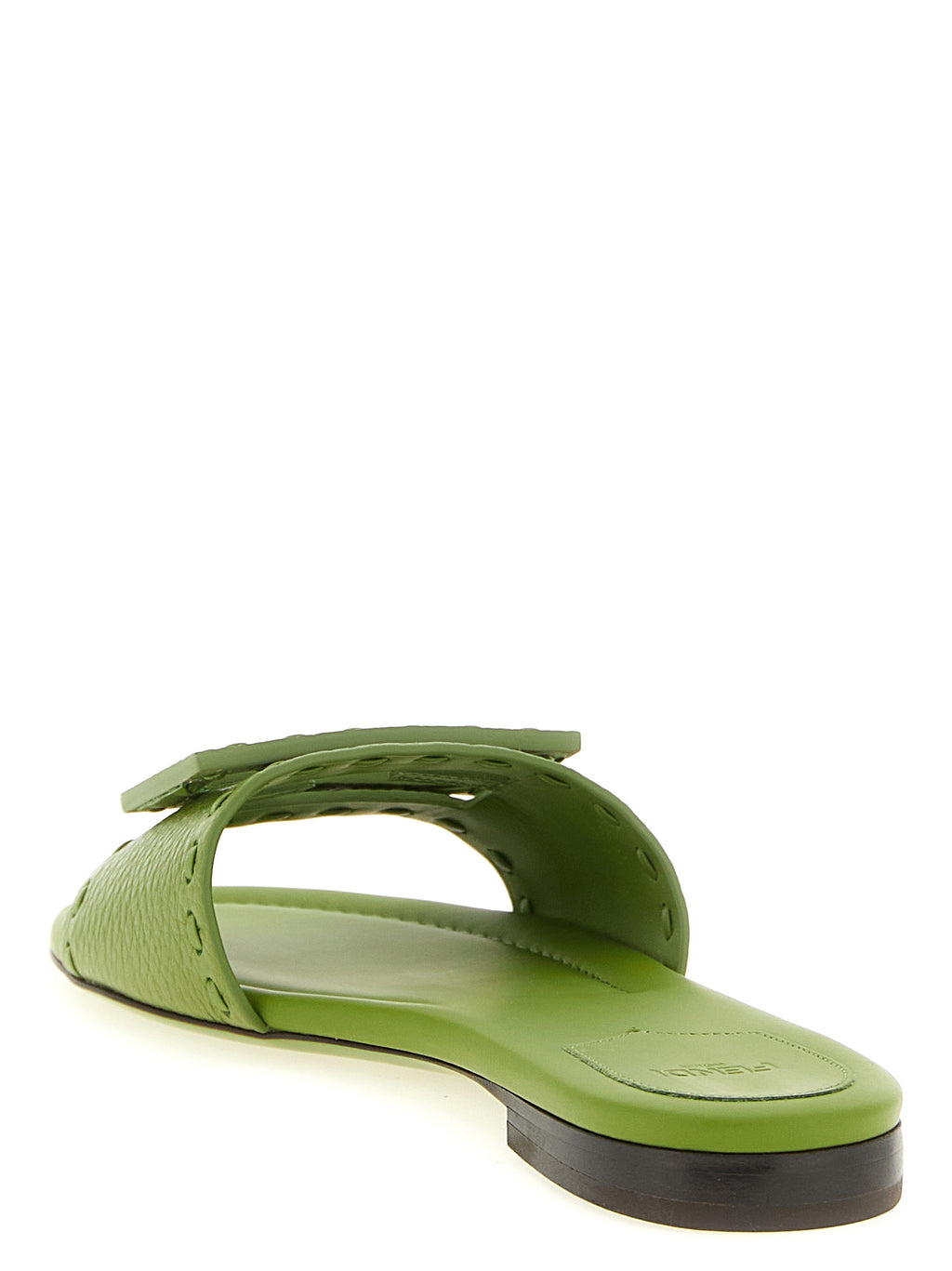 Fendi Bicolor Calfskin Slides