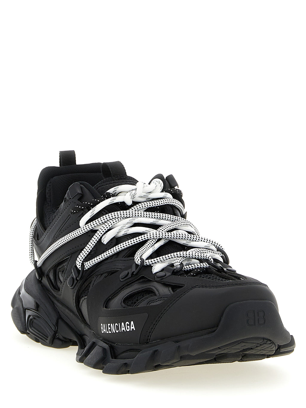 Balenciaga Black Polyethylene Athletic Sneakers