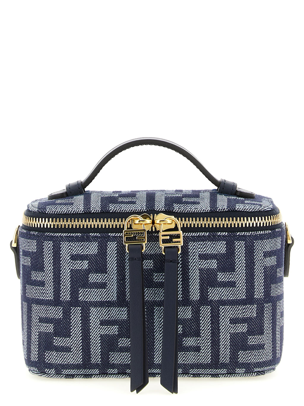 Fendi Blue Cotton Handbag