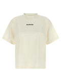 Balenciaga White Cotton T-Shirt