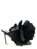 Givenchy Black Leather Stiletto Heel Sandals
