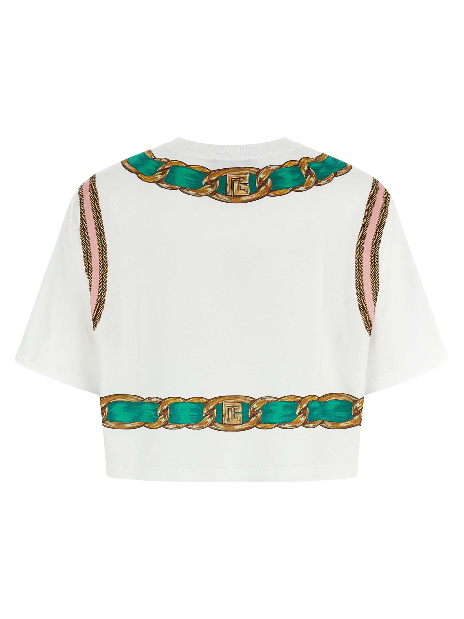 Balmain Multicolor Cotton T-Shirt