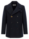 Givenchy Blue Wool Coat