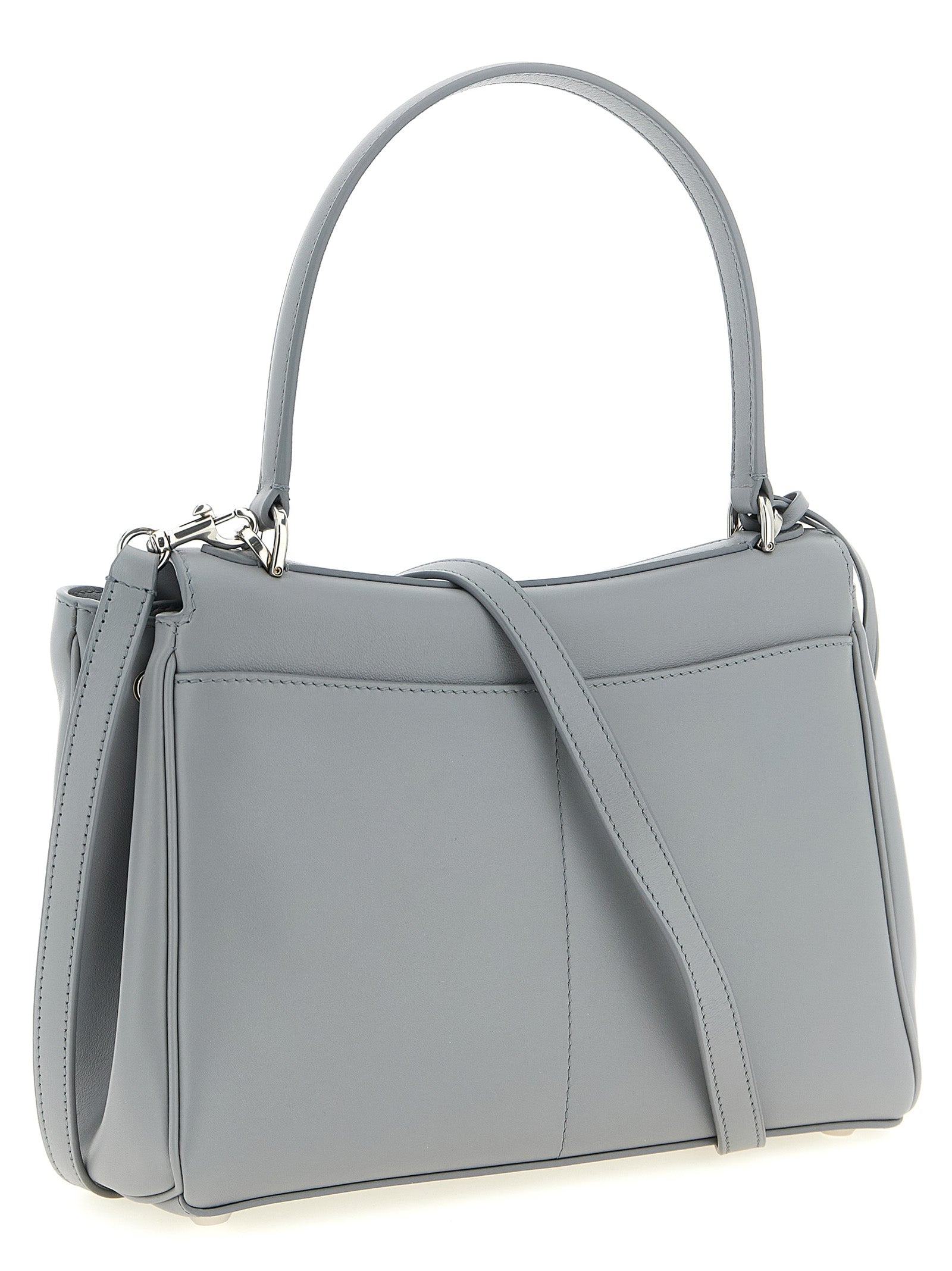 Balenciaga Gray Calfskin Handbag