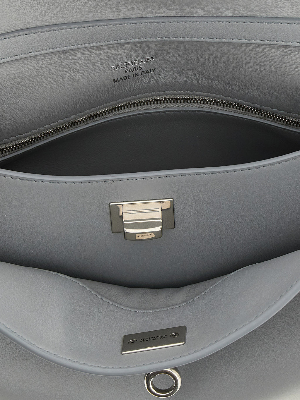 Balenciaga Gray Calfskin Handbag