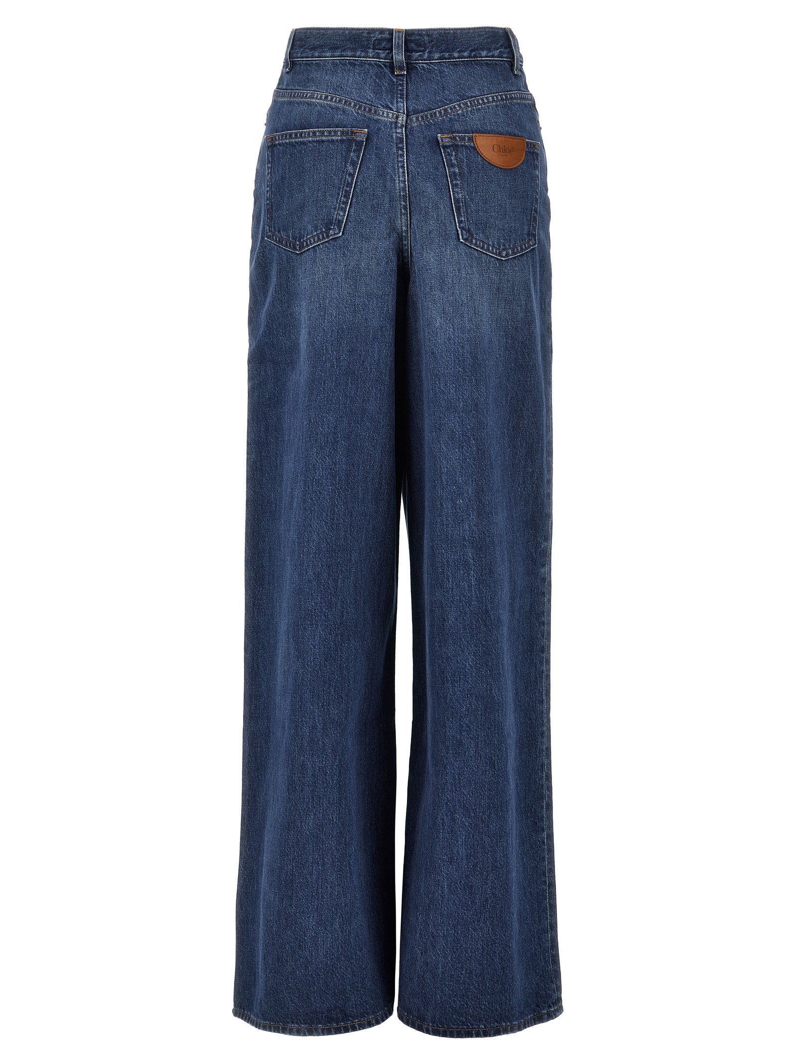 Chloé Blue Cotton Jeans Denim