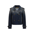 Burberry Blue Cotton Denim Jacket