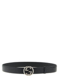 Gucci Black Calfskin Regular Belt