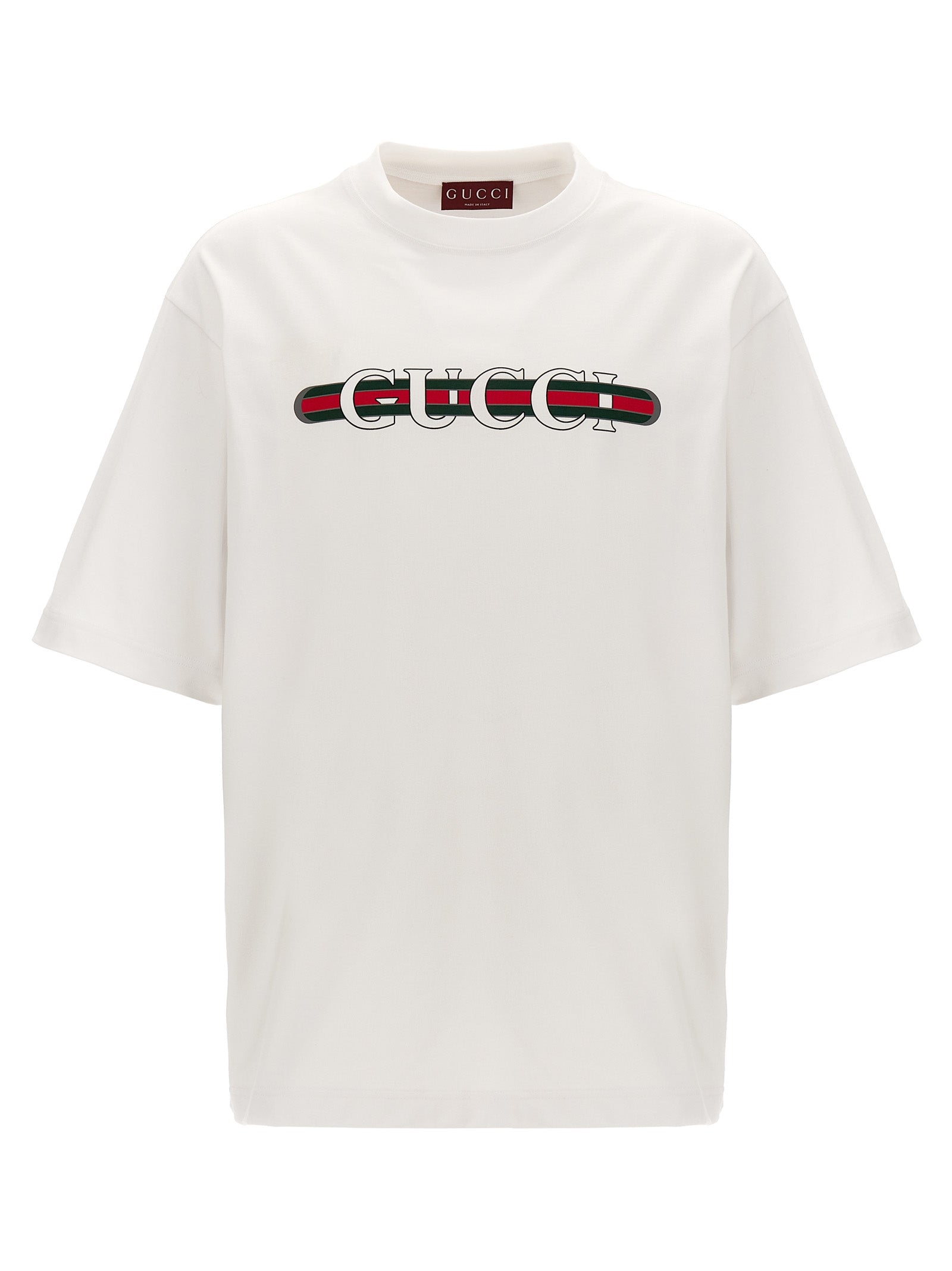 Gucci White Cotton T-Shirt