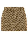 Gucci Beige Cotton Bermuda Shorts