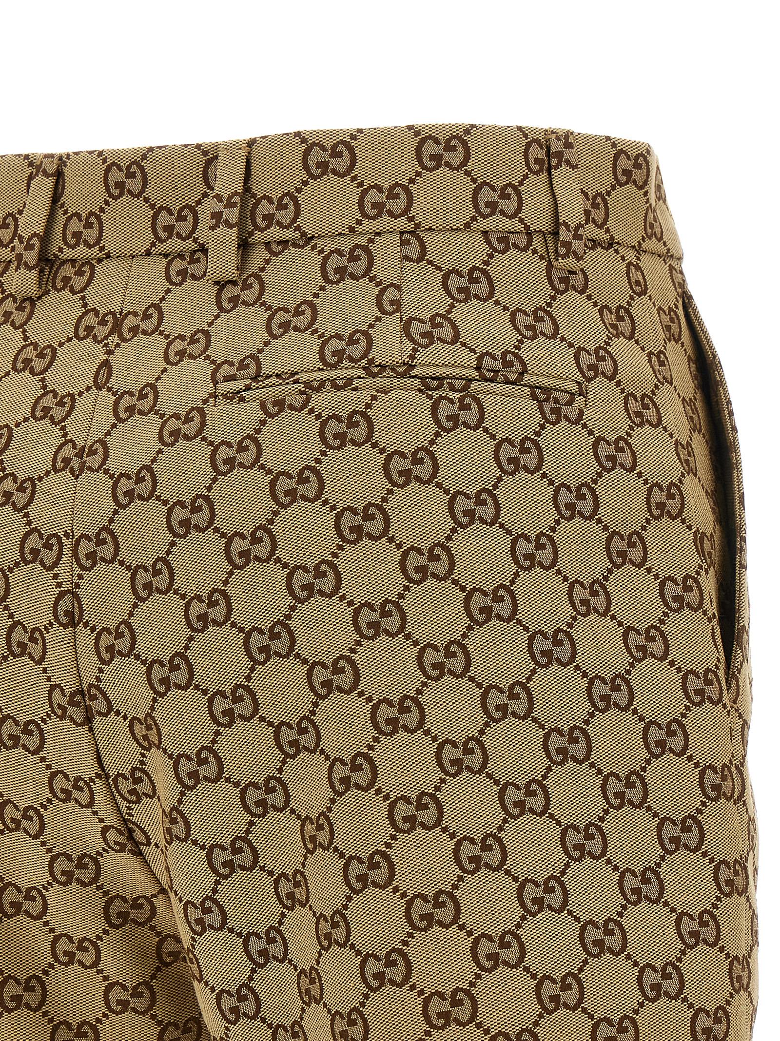 Gucci Beige Cotton Bermuda Shorts